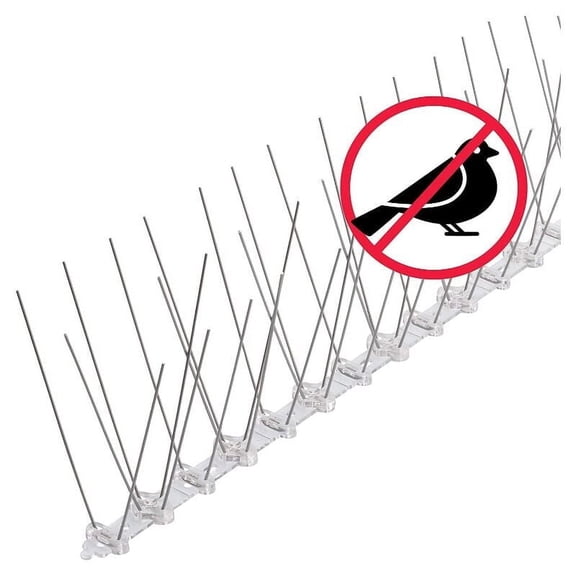 Weather-Proof Bird Control, Robust Stainless Steel For Longevity, Universal Click System Enables Easy Installation, Durable And Deterrent, Meets Animal Protection Standards (3