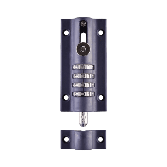 Weatherproof 4-Digit Combination Bolt Lock | Heavy Duty Security Lock for Gates, Sheds, Doors & Outdoor Use