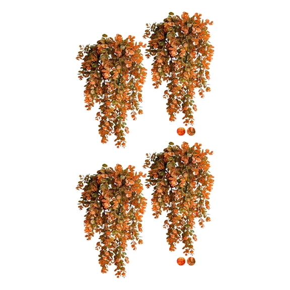 Weather Proof Eucalyptuses Vine Length Customizable Foliages Autumn Themed Faux Plant For Interior Exteriors Use
