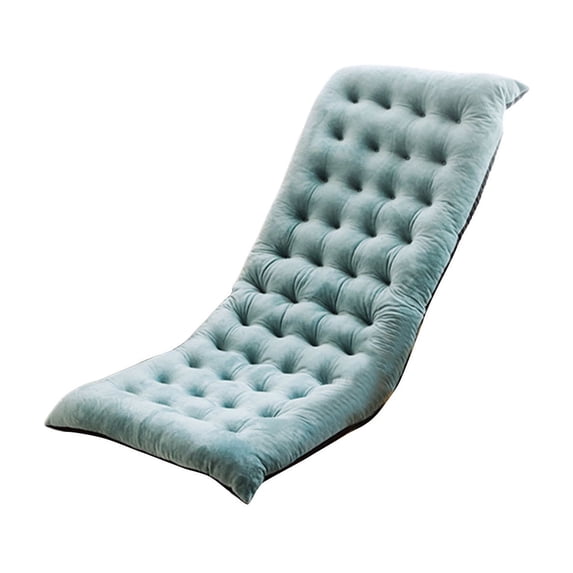Weather Resistant Adirondack Chair Cushions High Back Indoor Outdoor Patio Tufted Lounge Cushion Seat Pads (49x19.7x3.9in, Blue)