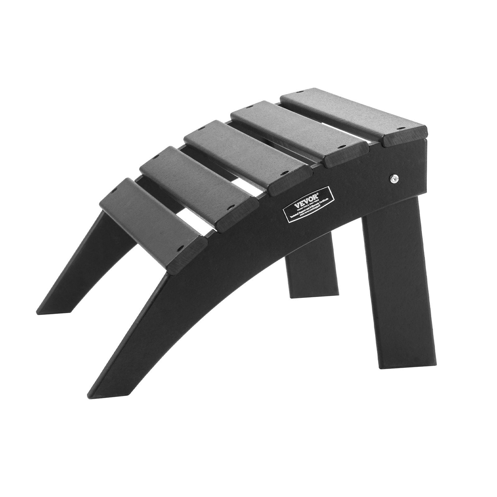Weather-Resistant Adirondack Ottoman, 18.7L x 19.7Wx 13" H Inch Plastic Folding Foot Rest, Ideal for Pool Lawn Porch with Adirondack Chair