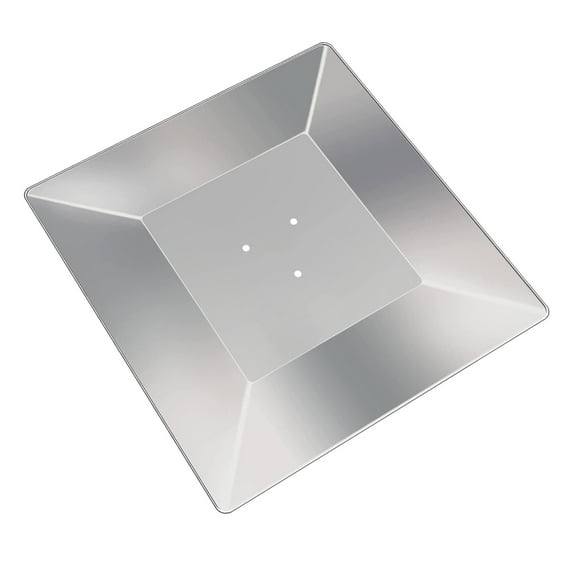 Weather Resistant Aluminum Caps Heat Safe Heavy Type Aluminum Shield for Outdoor Pyramid Heaters Block Debris
