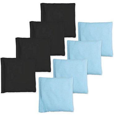 Play Platoon Weather Resistant Cornhole Bags - Set Of 8 Regulation Size - Yellow & Black...