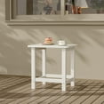 thumbnail image 1 of Weather Resistant HDPE Adirondack Square Outdoor Side Table, 17" Small Patio End Table for Garden, Balcony, Porch and Poolside, UV-Proof, No-Tools Assembly, Eco-Friendly Recycled Plastic, 1 of 8