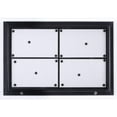thumbnail image 1 of Weather Resistant, Magnetic Surface, Bulletin Board With Swing-Open Locking Door, Wall Mounted, Black Finish Aluminum Frame, For Indoor Or Outdoor Use (ODM851422), 1 of 1