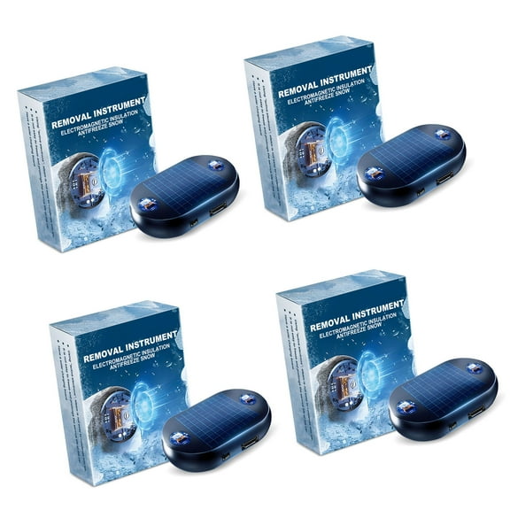 Weather Resistant Metal Car Windshield Deicer Preventing Freeze Through Electromagnetic Molecular Resonance Technology