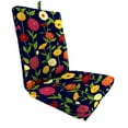 WeatherResistant Outdoor Chair Cushion w/Ties, 19" x 17"