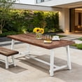 thumbnail image 1 of Outdoor Dining Table, Large Patio Table for Garden or Deck, Seats 8, 1 of 11