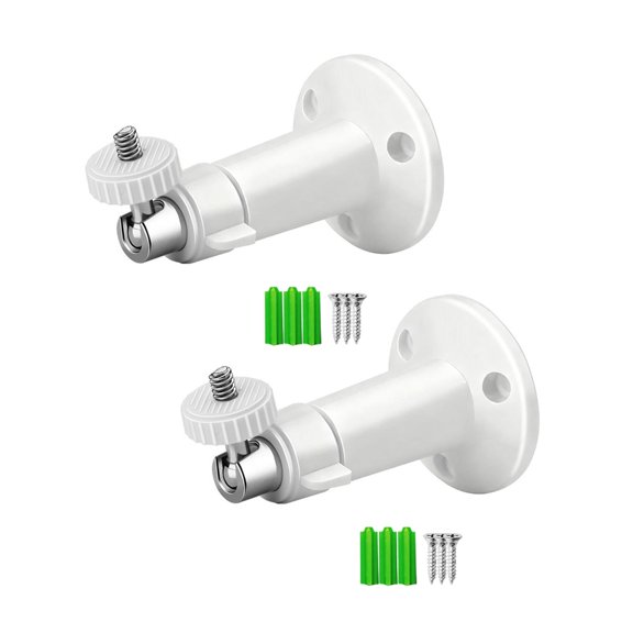 Weather Resistant Plastic Camera Bracket 360 Degree Rotation Wall Ceiling Installation Accessory