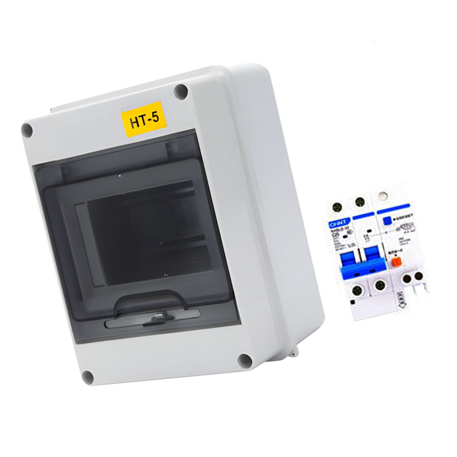 Weather Resistant Plastic Connection Box With Separation Design For Safe Outside And Inside Electrical Installation