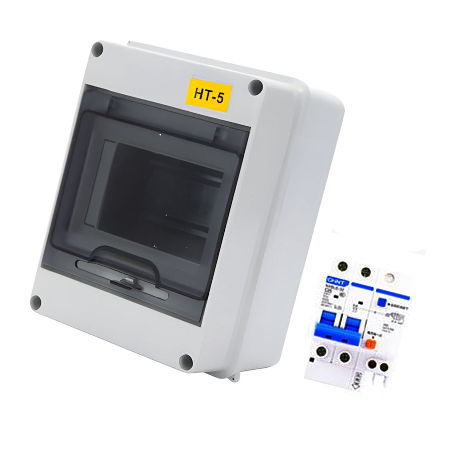 Weather Resistant Plastic Connection Box With Separation Design For Safe Outside And Inside Electrical Installation