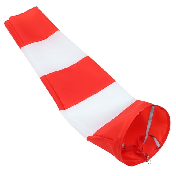 Weather Resistant Red Windsock Flag for Garden Patio with Easy Hanging Feature
