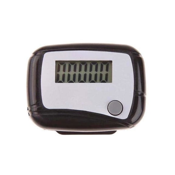 Weather-Resistant Step Counter Pedometer Accurate Featuring Built-in Rechargeable Battery | LED Digital Display for Kids Room Gym | for Daily Household Use | Quality You Can Trust B