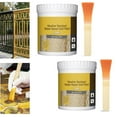 thumbnail image 1 of Weather Resistant Water-based Gold Paint 150g, Water-Based Shiny Gold Leaf Paint,Exterior Decoration Paint,Eco-Friendly, Non Fading, Non Toxic, Water-Based,Easy to Apply, 1 of 7