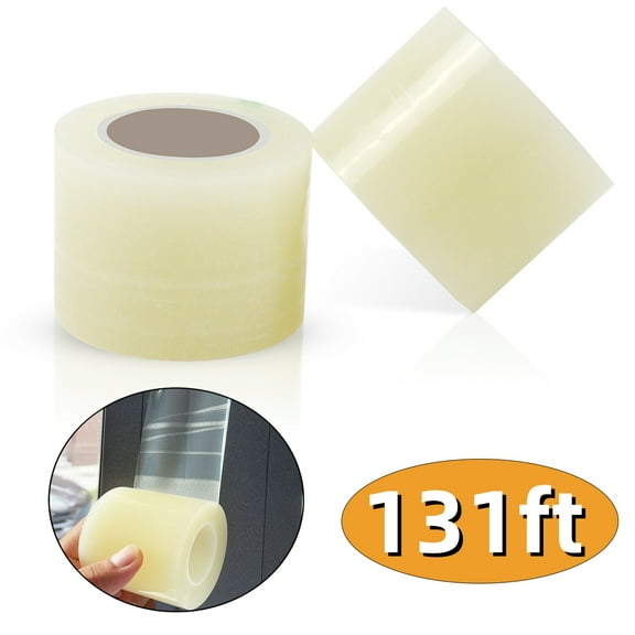 Weather Sealing Tape Weatherization Tape For Windows And Doors Air Conditioner Insulation Tape Transparent 2 Inch x 43.74 Yards