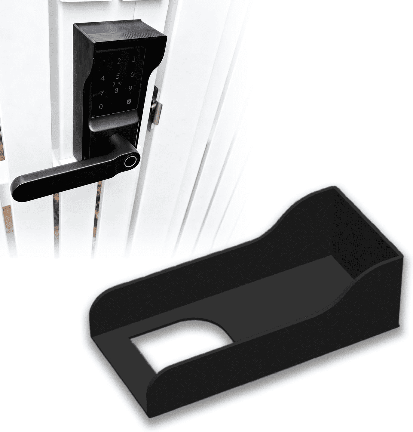 Weather Shield Cover Compatible with Eufy Smart Lock C33| Smart Lock Protective Cover | Enhances Durability-Improves Functionality (Keypad)