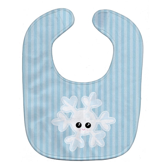 Weather Snowflake Face Baby Bib