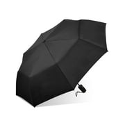 Weather Station Automatic Super Mini Rain Umbrella Black