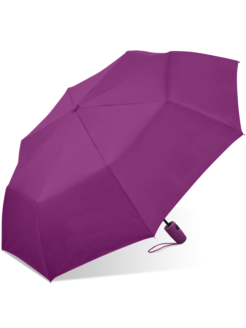 Weather Station Automatic Super Mini Rain Umbrella Purple - image 1 of 5