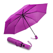 Weather Station Automatic Super Mini Rain Umbrella Purple