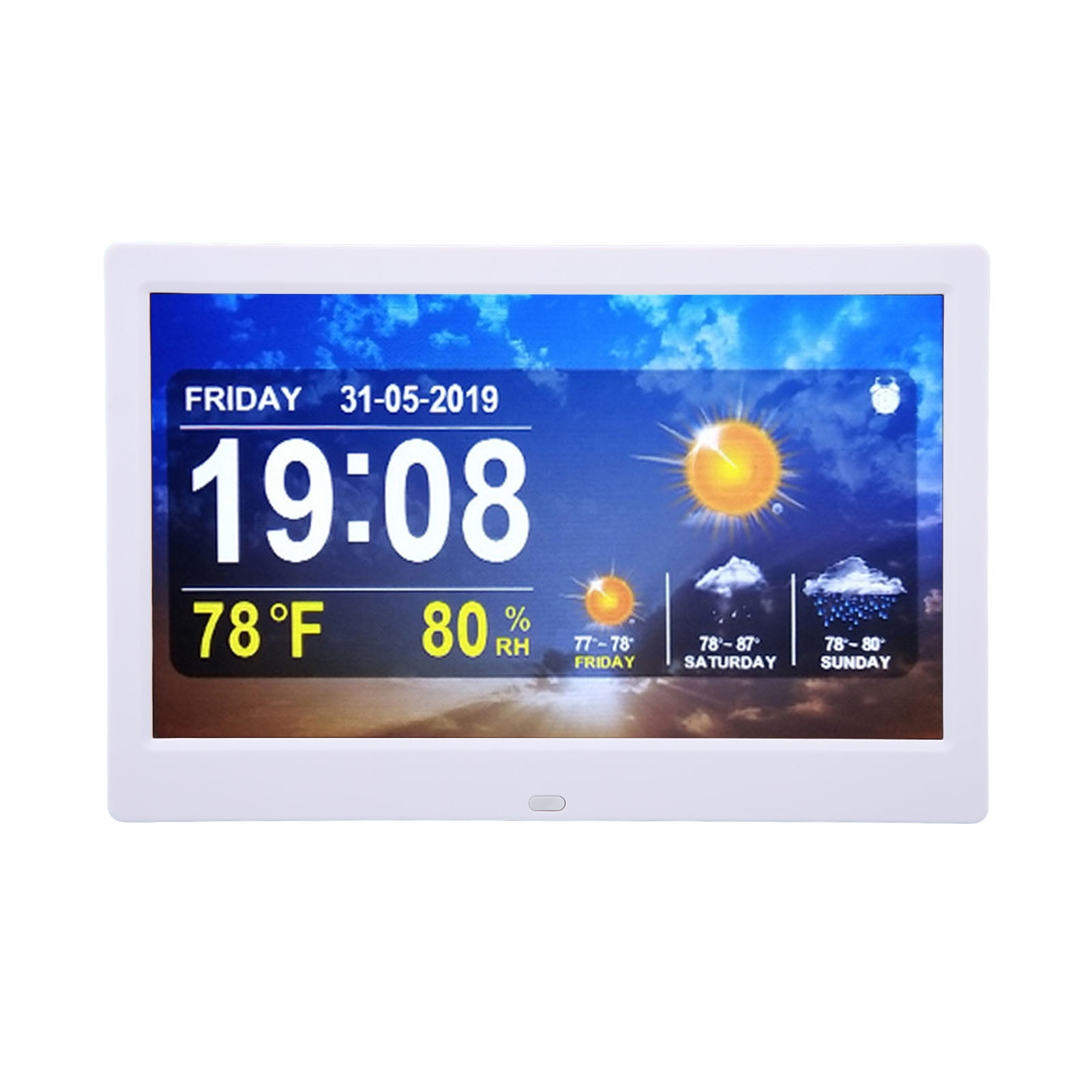 Weather Station Clock, 10in Large Display Wifi Digital Temperature