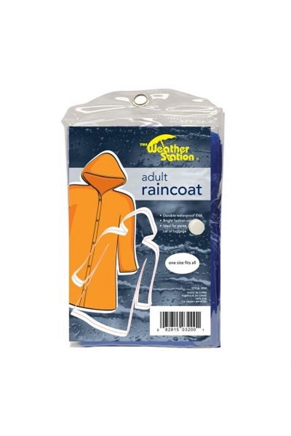 Raincoat, Durable Unisex, Outdoor Apparel, 1 ct