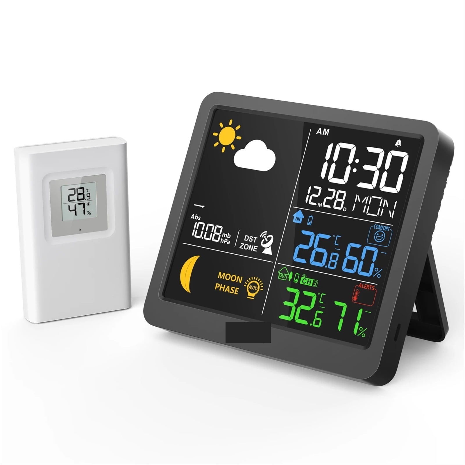 Weather Station Temperature Humidity Meter Thermometer Hygrometer Outdoor Temperature And Humidity Sensor Office