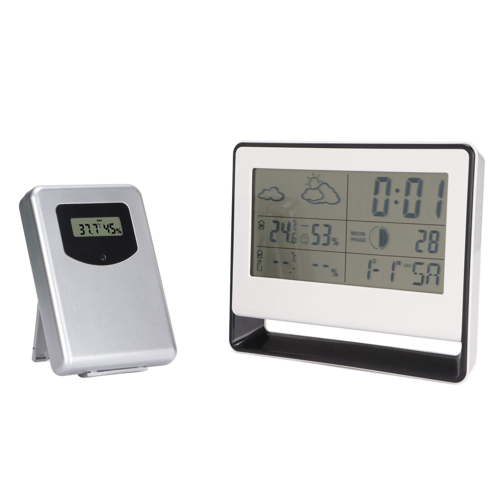 Weather Station, Wide Measurement Range Indoor Outdoor Weather Forecast