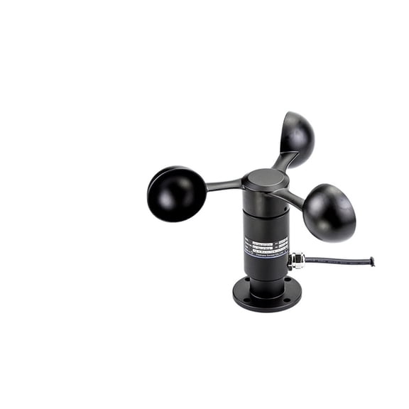 Weather Station Wind Sensor Port High-altitude Work Wind Speed Sensor Wind Detector All Aluminum Alloy Material Wind Indicator ,Easy to Operate