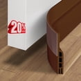thumbnail image 1 of Weather Stripping 39 inch Door Draft Stopper Under Door Draft Blocker Doors Sweep Noise Stopper Strong Adhesive Draft Guard, Brown, 1 of 6