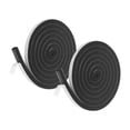 thumbnail image 1 of Weather Stripping Door Seal, 2 Rolls 3/8" x 3/8" Adhesive Foam Tape Seal Soundproof Insulation Strips for Door Frame Window Gaps (13 Feet Total, 6.5 Feet/Roll), 1 of 7