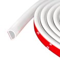 thumbnail image 1 of Weather Stripping Door Seal Self Adhesive Weather Strip Silicone D Shaped Door Seal Strip for Door Frame/Window Seal, 20FT, White Color (9/16" W × 15/32" T), 1 of 7