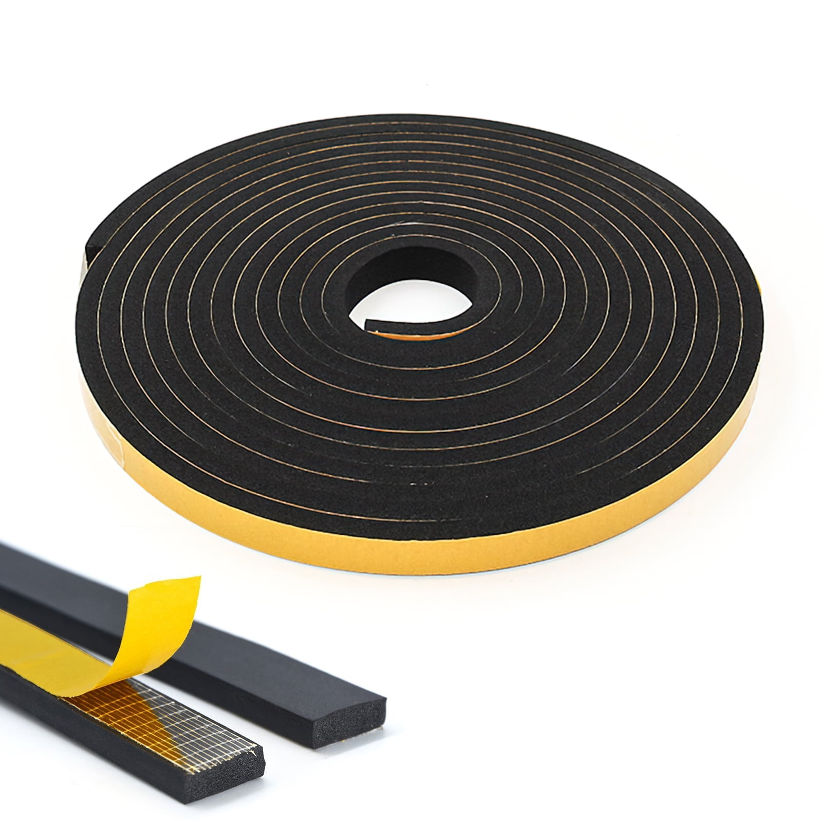 Weather Stripping Door Seal Strip,1"(Width) x 16.4Ft(Length), Strong