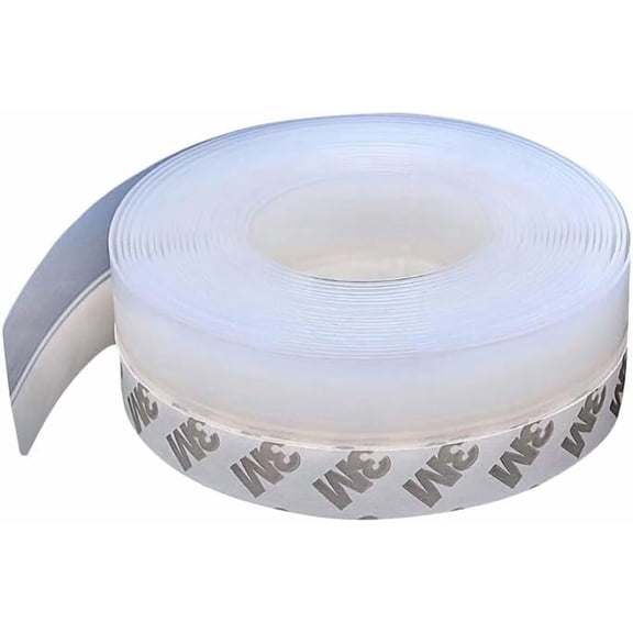 Weather Stripping Door Seal Strip 16.4 Feet, Sealing Sticker Tape for Door Draft Stopper Adhesive for Doors, Suitable for Windows and Doors, 35mm Wide Gap Seal for Windproof, Dustproof Protection
