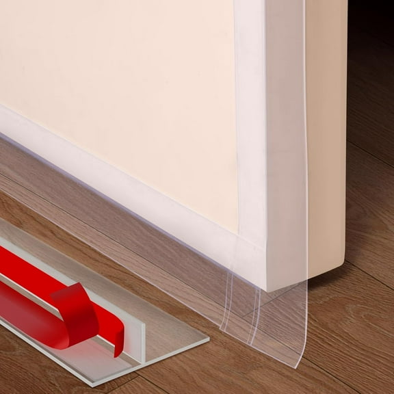 Weather Stripping Door Seal Strip, 16.4Ft/32.8Ft T-Shaped Silicone Weather Stripping Seal, Blocks Cold Drafts and Reduces Noise
