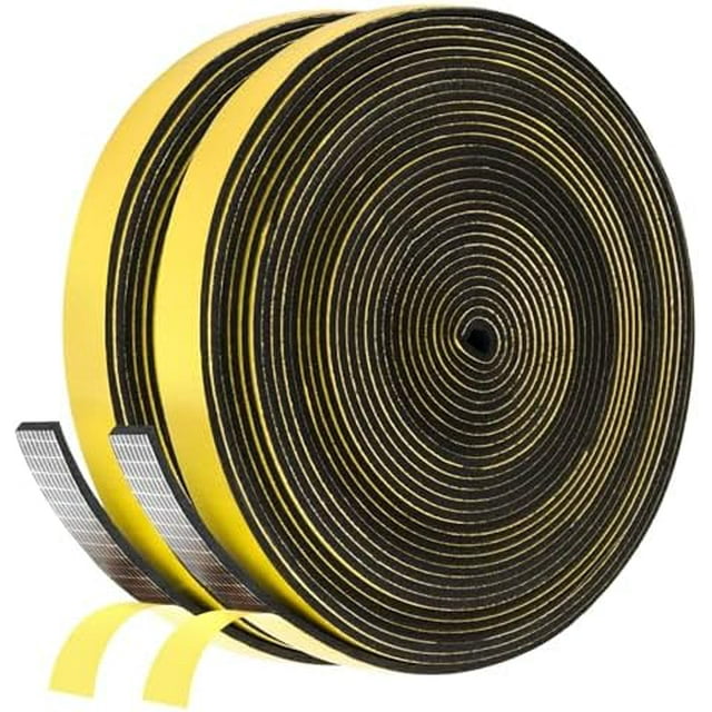 Weather Stripping Door Seal Strip,Black Weatherproof Foam Tape