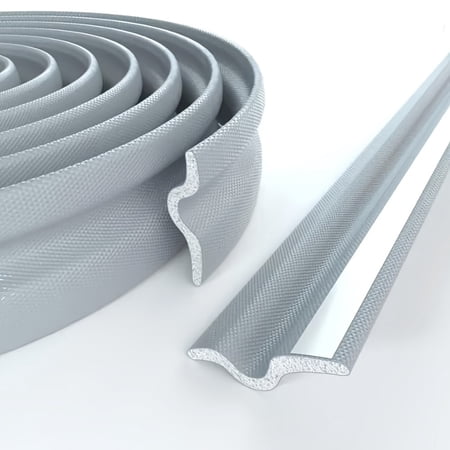 Weather Stripping Door Seal Strip Door Soundproofing V-Shape Sound Proof Door Sealers for Door Frame, Door Insulation Strip for Large Gap(Grey)