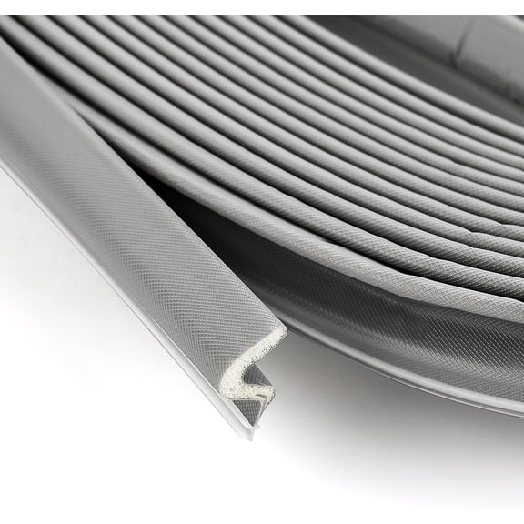 Weather Stripping Door Seal Strip Soundproof Q Foam Tape, Exterior Door Insulation Strip for Large Gap, Easy to Install (Brown, 3FT)