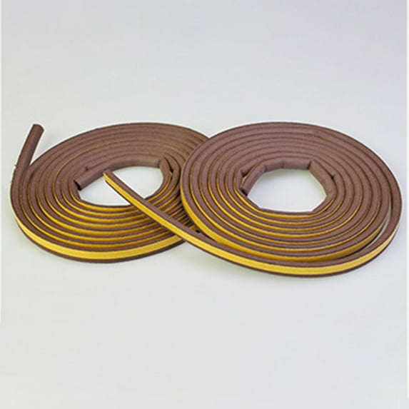 Weather Stripping for Doors Weatherstrip Seal , Soundproofing Seal Strip, Door/Window Anti-Collision, 5 Meters E-type Seal Anti-collision Self-adhesive EPDM Silicone Door