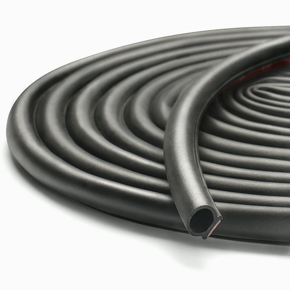 Weather Stripping Seal Strip for Doors/Windows, Self-Adhesive Backing Seals Large Gap,Easy Cut to Size 45.9FEET