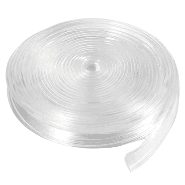 Weather Stripping Seal Transparent Silicone Seal Strip  Flexible Flap to Seal Gaps