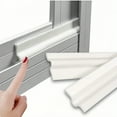 thumbnail image 1 of Weather Stripping for Doors&Windows, 196" Self-Adhesive PU Foam Seal Strip - Soundproofing, Insulation, Door Sweep for Interior Doors (White), 1 of 6