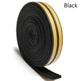 thumbnail image 1 of Weather Strips, Window Door Weather Strips, Self Adhesive Foam Rubber Weather Stripping, Anti Collision Soundproof, 5/10M BLACK 10M, 1 of 8