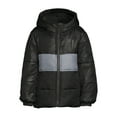 thumbnail image 1 of Weather Tamer Boys Hooded Long Sleeve Colorblock Winter Puffer Coat, Sizes 4-16, 1 of 5