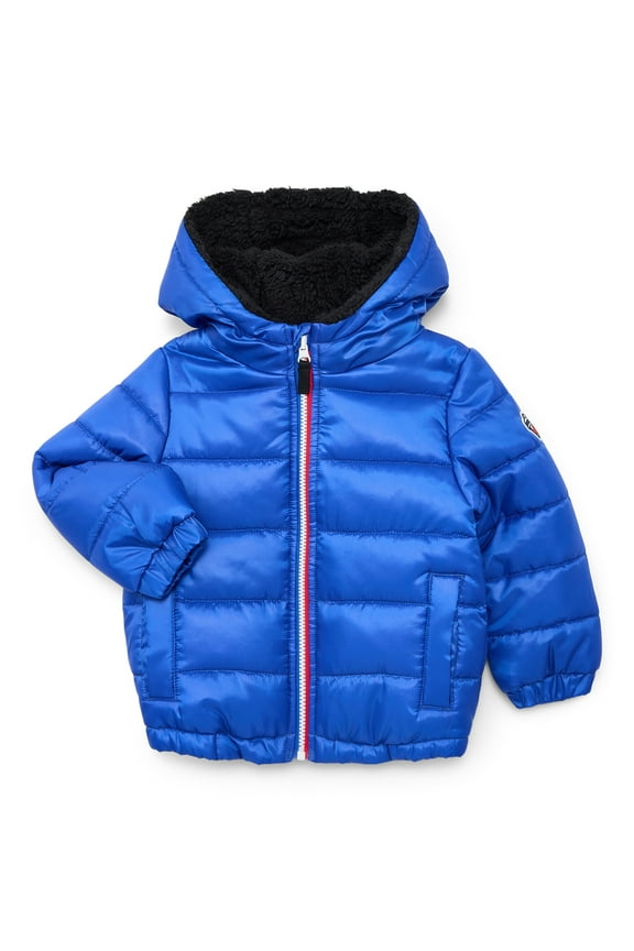 Toddler Puffer Jacket with Hood, Sizes 2T-5T