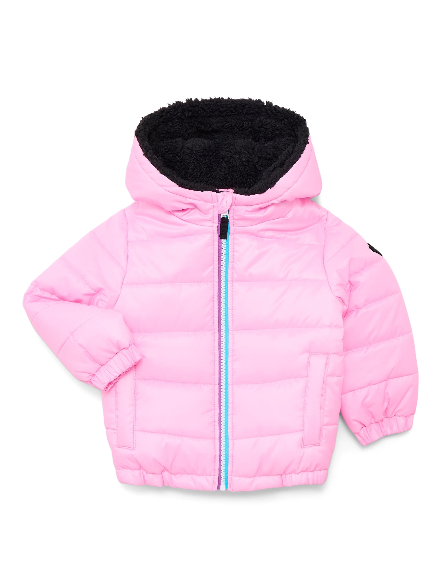 Weather Tamer Toddler Puffer Jacket with Hood, Sizes 2T-5T