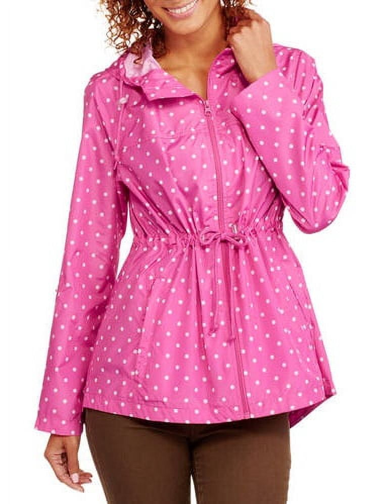 Weather Tamer Women's Hooded Packable Anorak--Zips Up Into A Small Pouch
