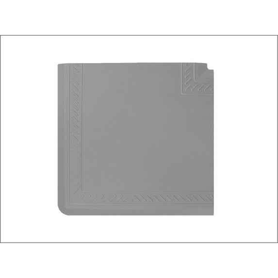 Weather Tech Comfort Mat Connect, Bordered, 1 Piece, 25x25in, Grey,