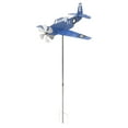thumbnail image 1 of Weather Vane 3D Airplane Shape Sturdy Stainless Steel Airplane Weather Vane Wind Windmill For Garden Patio Yard Outdoor Airplane Wind Sculpture Sculpture Wheel for Prizes under 20 Yard Large Pin, 1 of 8