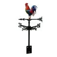thumbnail image 1 of Weather Vane Decoration, Gaqring Metal Rust-Resistant Wind Direction Indicator, Hand Welded Art Craftsmanship Weather Vane for Roof Garden Courtyard Garage Barn, 1 of 2